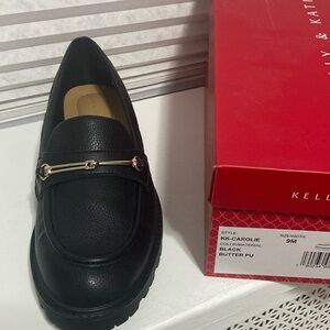 Kelly&Katie Carolie black loafers brand new size 9